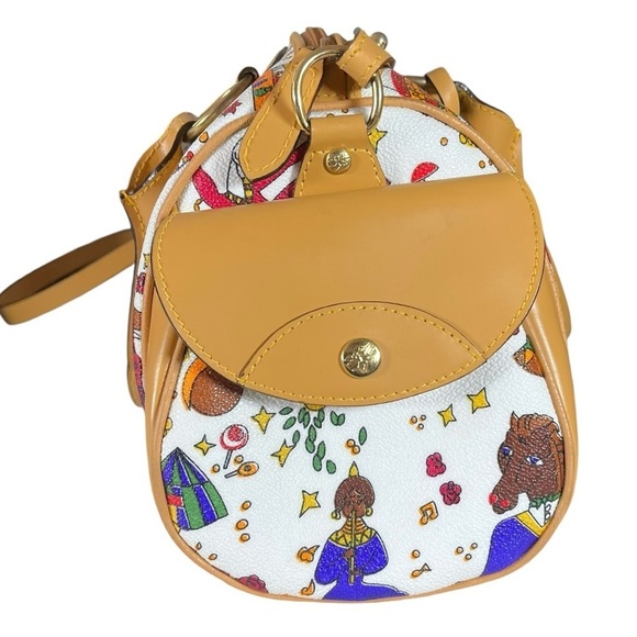 Piero Guidi Archived Magic Circus Top Handle Crossbody Satchel - Picture 4 of 15